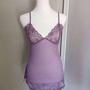 Purple Lace Chemise